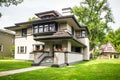 Frank Lloyd Wright designed home Royalty Free Stock Photo